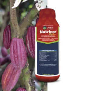 Imagen del fertilizante Nutricer Calcio Boro de Crecer Cultivos S.A.S en envase comercial.